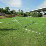 Galvanized carport with no edges