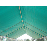 Galvanized carport with no edges