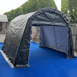 Dome storage Tent with Zippered Door